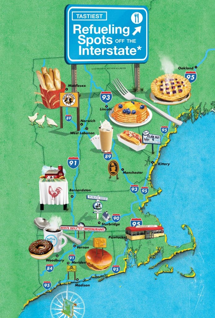 Great Eats off the Interstate | New England Road Trip Food