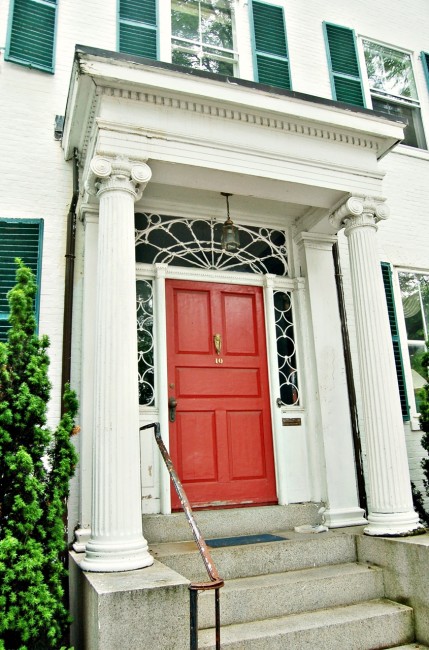 A Georgian doorway in Salem, Massachusetts.