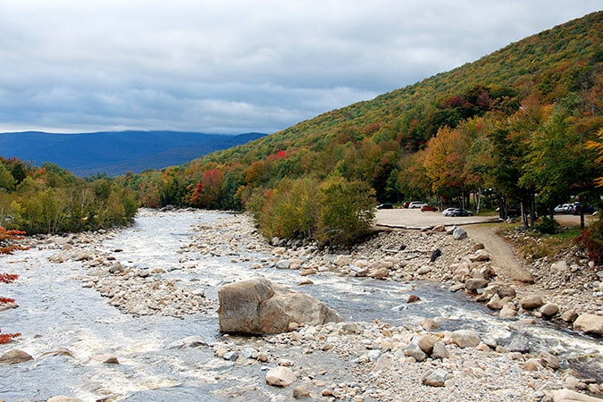 The Pemigewasset River in Lincoln, New Hampshire