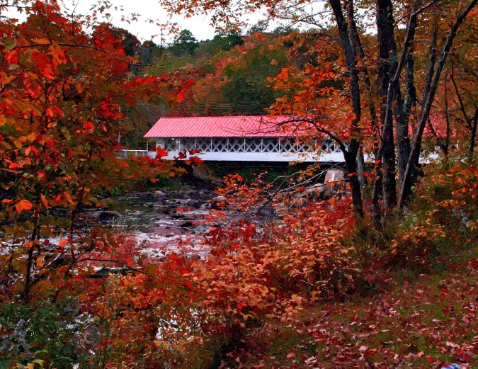 Ashuelot Covered Bridge in Winchester, New Hampshire