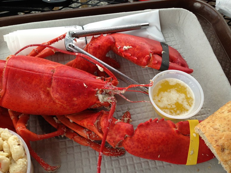 Waterman's prides itself on its fresh lobster, freshly baked pies and bread, and steamed corn and clams.