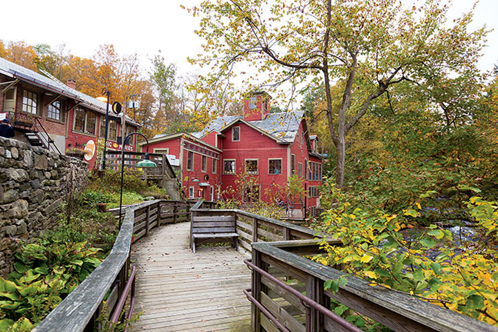 Housed in an 1842 grist mill, the Montague Bookmill offers a wide assortment of used books as well as a lively café.
