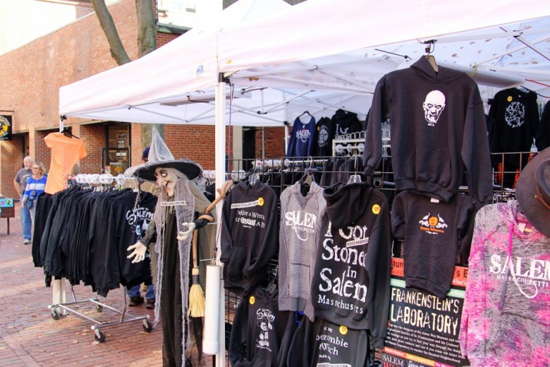 Salem t-shirts and sweatshirts are a perennial favorite for visitors to the city.
