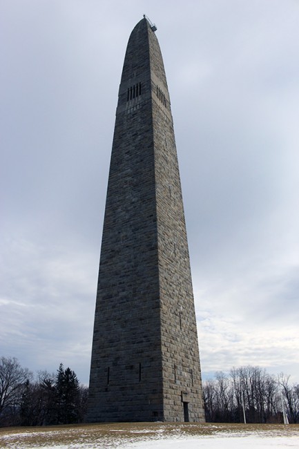 The Bennington Monument commemorates an important Revolutionary War battle. 