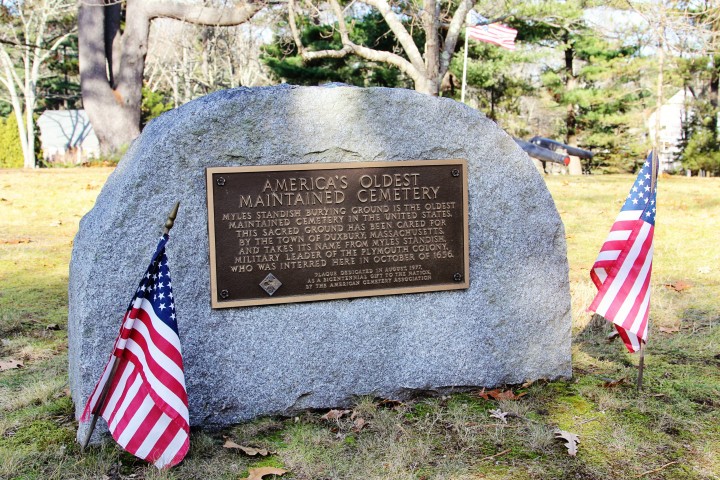 Designated America's oldest maintained cemetery in 1977.