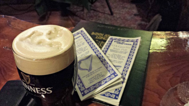 Enjoy a personalized Guinness while listening to live Irish music at McGath's Irish Pub.