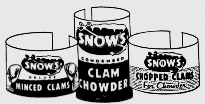 Snow's Clam Chowder | Vintage Ad