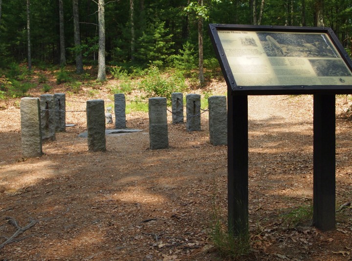 Visitors can read about Thoreau and his "personal experiment."