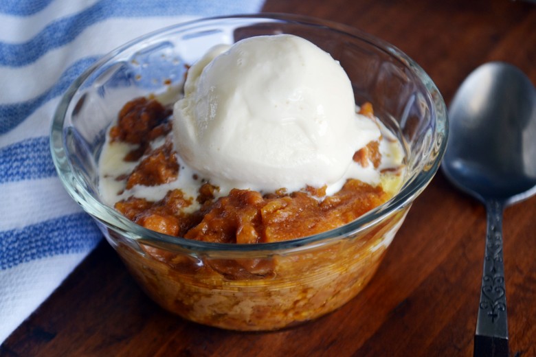 Slow Cooker Indian Pudding
