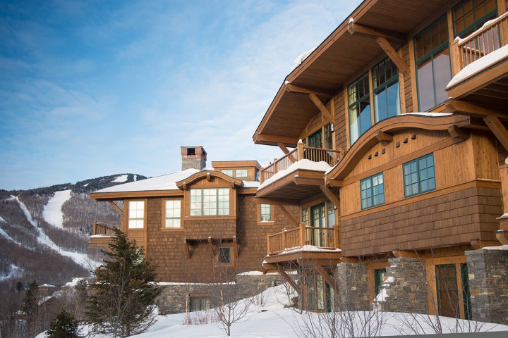 The lodges at Stowe Mountain Resort recognized for its green practices as well as luxurious accomodations. 