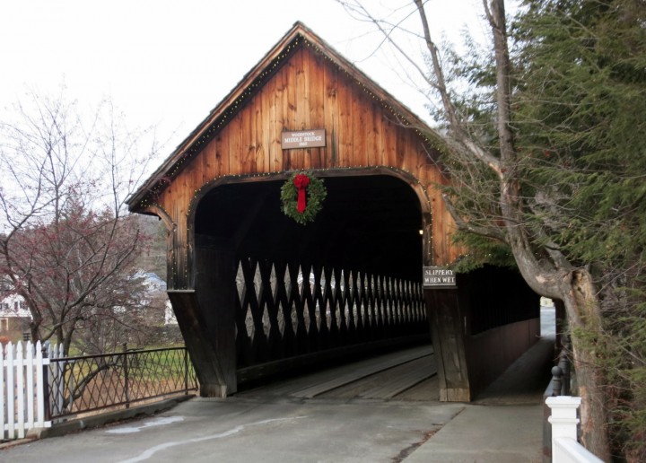 woodstock vermont covered bridge