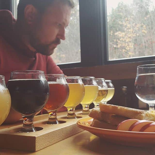 A visit to Lost Nation Brewing in Morrisville, VT for beer and cheese.