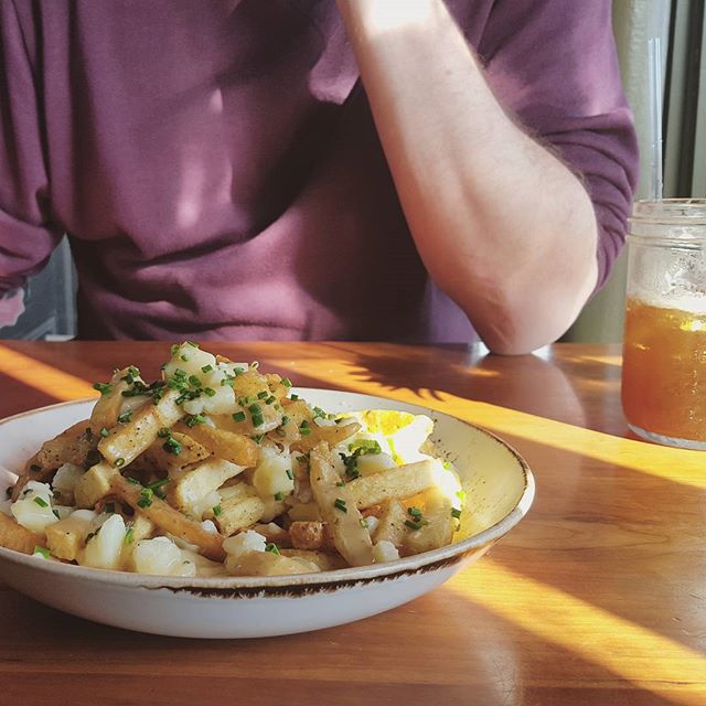 The famous poutine at Duckfat in Portland.