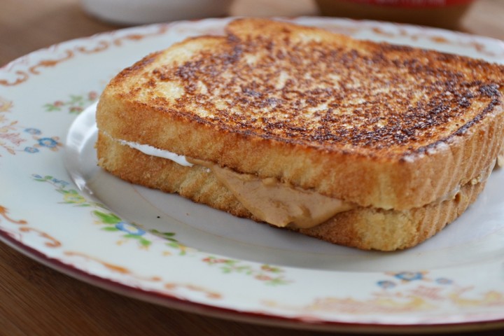 Grilled Fluffernutter Sandwich