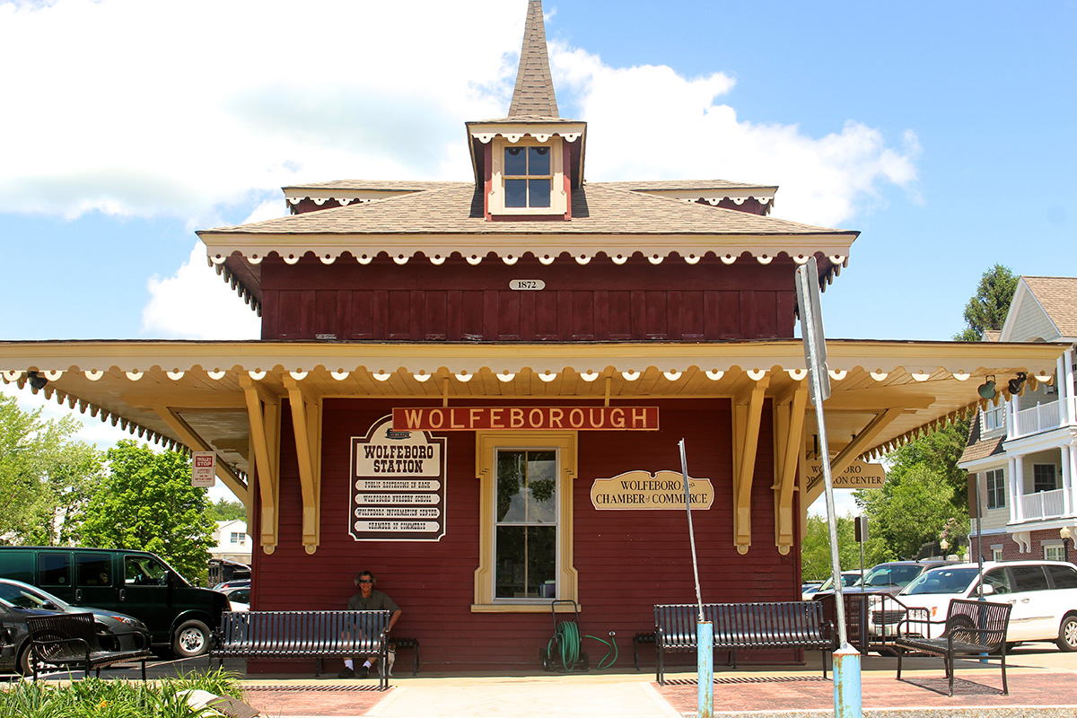 Former Railroad Depot now is home to the town's visitor center.