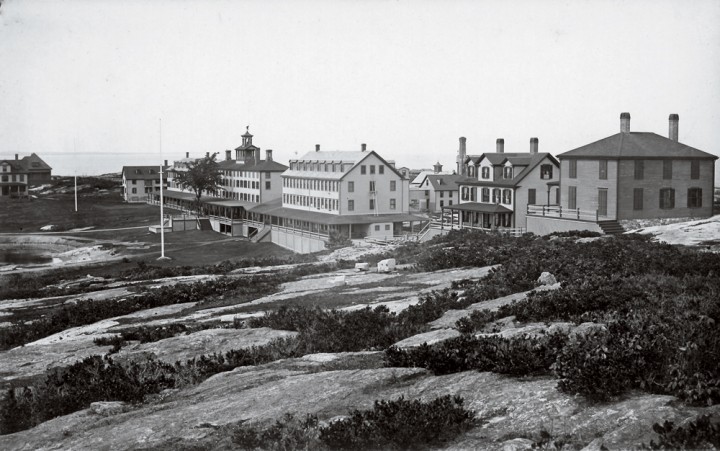Appledore Island in its Gilded Age heyday as a popular resort.