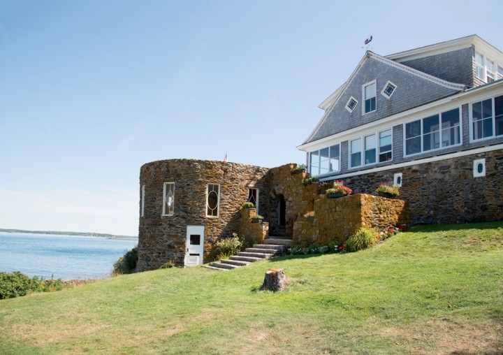 Admiral Robert E. Peary designed his summer home on Eagle Island to resemble a ship.