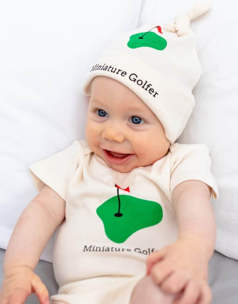 Golf Themed Baby Gift for New Dad