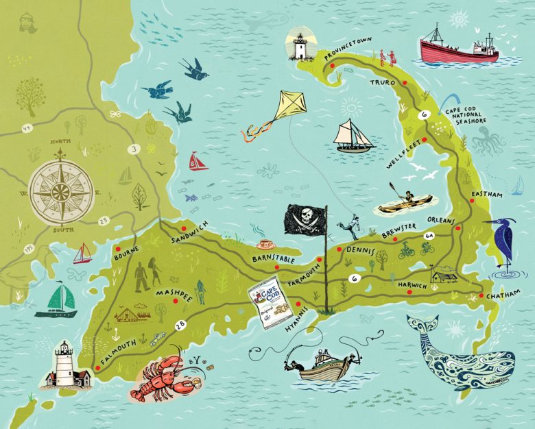 Cape Cod Map | Yankee Magazine