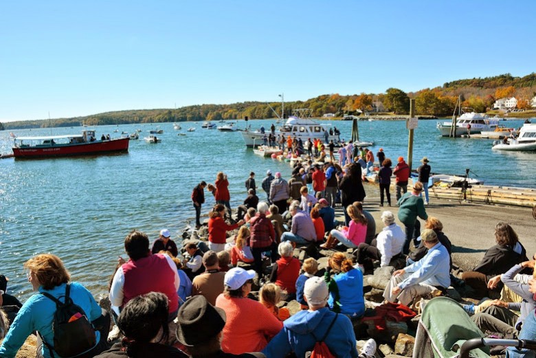 Pumpkin fans of all kinds descend on Damirscotta each year for its famous fall festival.