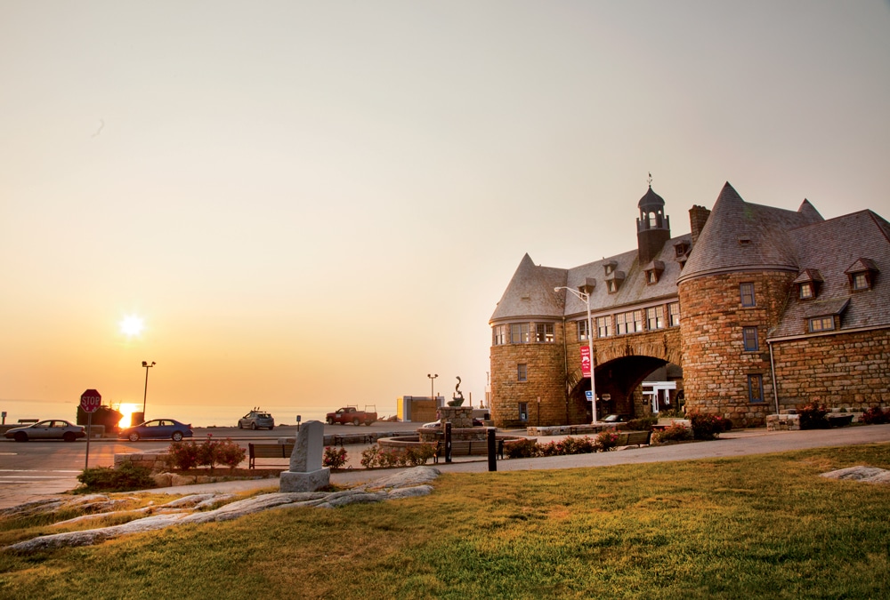 Elegant and sturdy, the Towers has survived two fires and three hurricanes to become Narragansett’s most iconic structure.