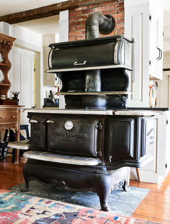 Mary Gallant says that while she knows it’s not up to her to decide, she really hopes the new owners keep and continue to use the Whites’ original wood cookstove.
