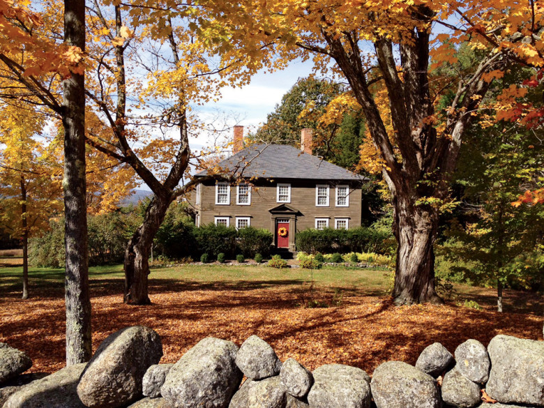 Originally sited on 6,000 acres, the house has retained 140-plus acres of its quiet country setting.