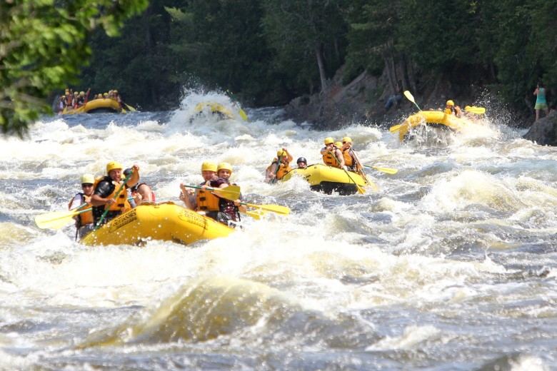 White water rafting on the Kennebec River | Things to Do in Maine