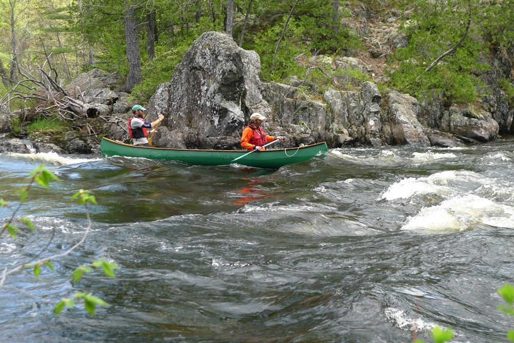 Woods, waters, and rapids define the Allagash experience. 