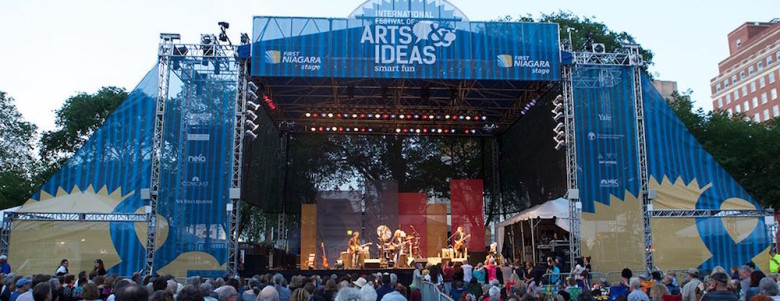 Performances on the New Haven Green are among the highlights of the annual International Festival of Arts & Ideas.