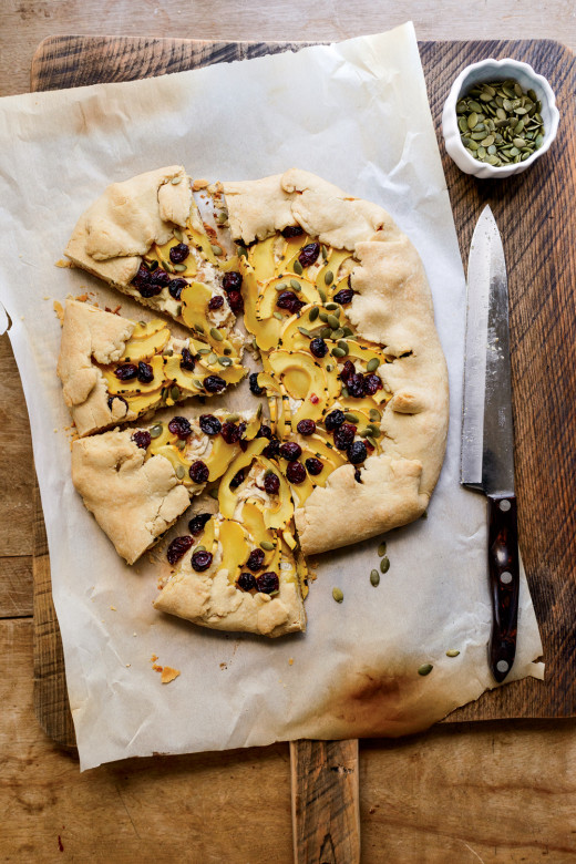 Allison Hooper’s Squash and Goat Cheese Galette.