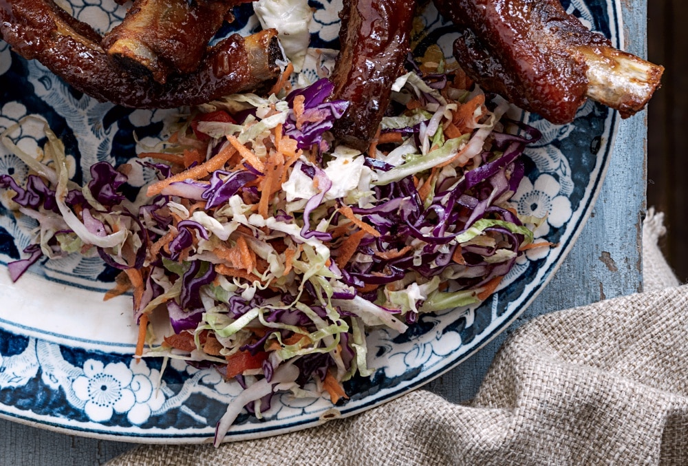 Coleslaw with Maple-Cider Dressing