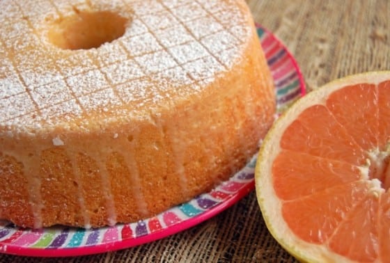 Glazed Grapefruit Pound Cake