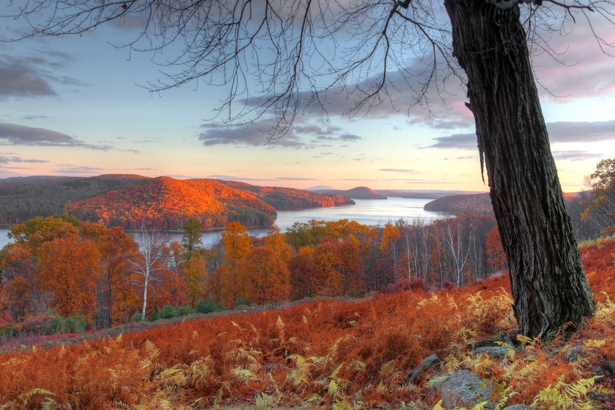 Autumn in the Quabbin Region of Massachusetts