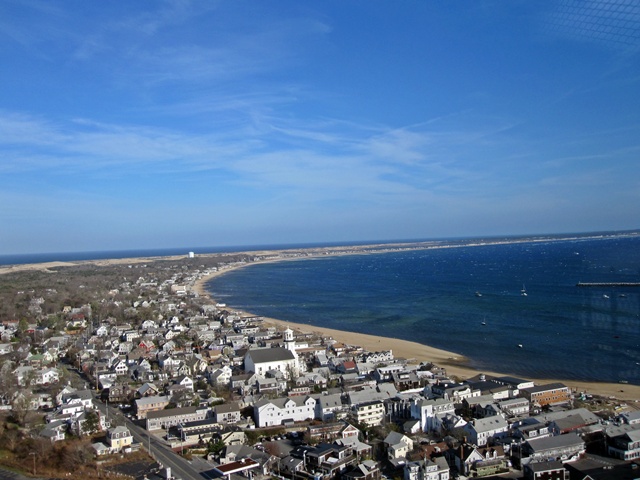 Provincetown from Pilgrim Monument