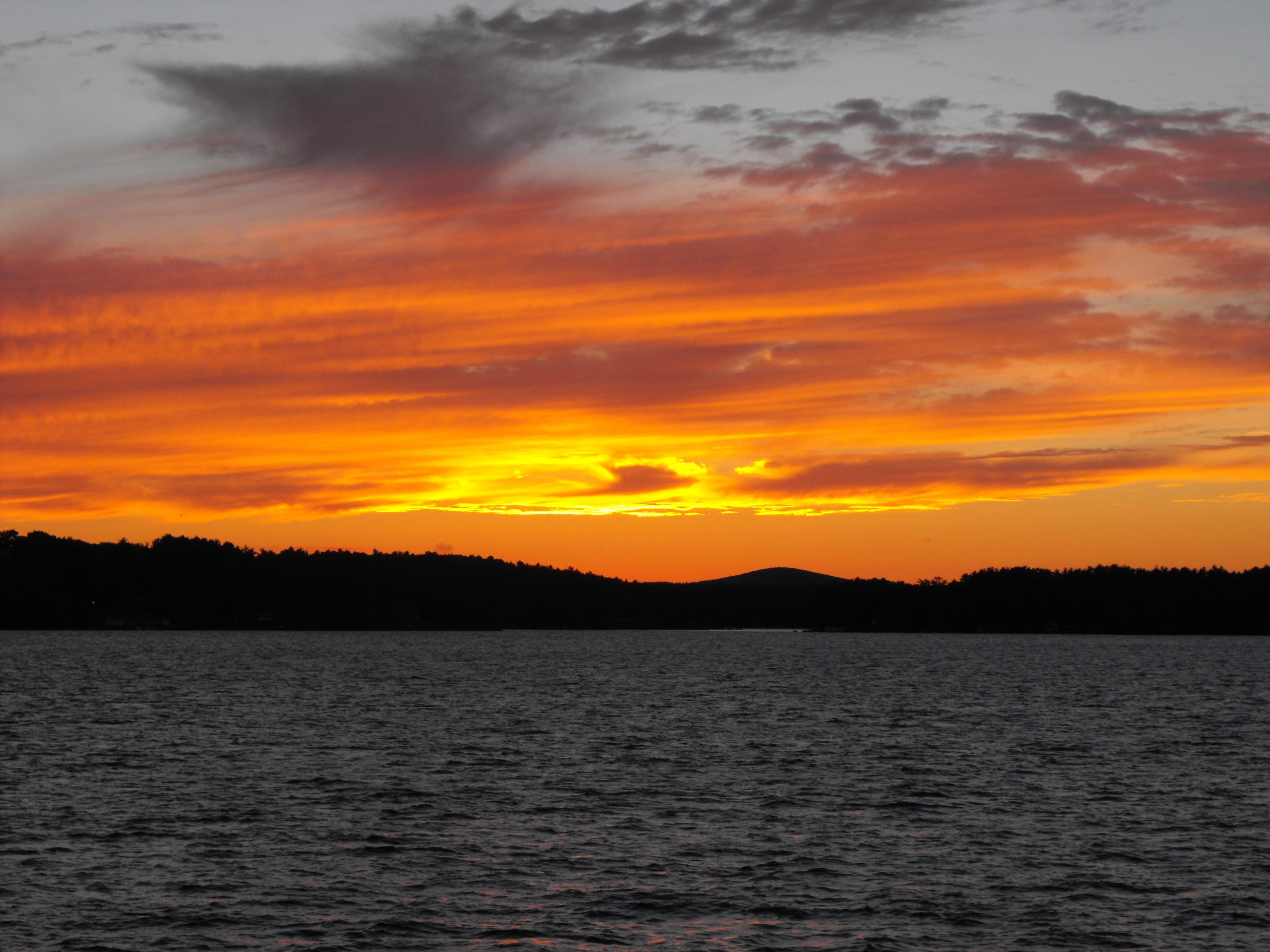 Sunset On Lake Winnipesaukee (user submitted)