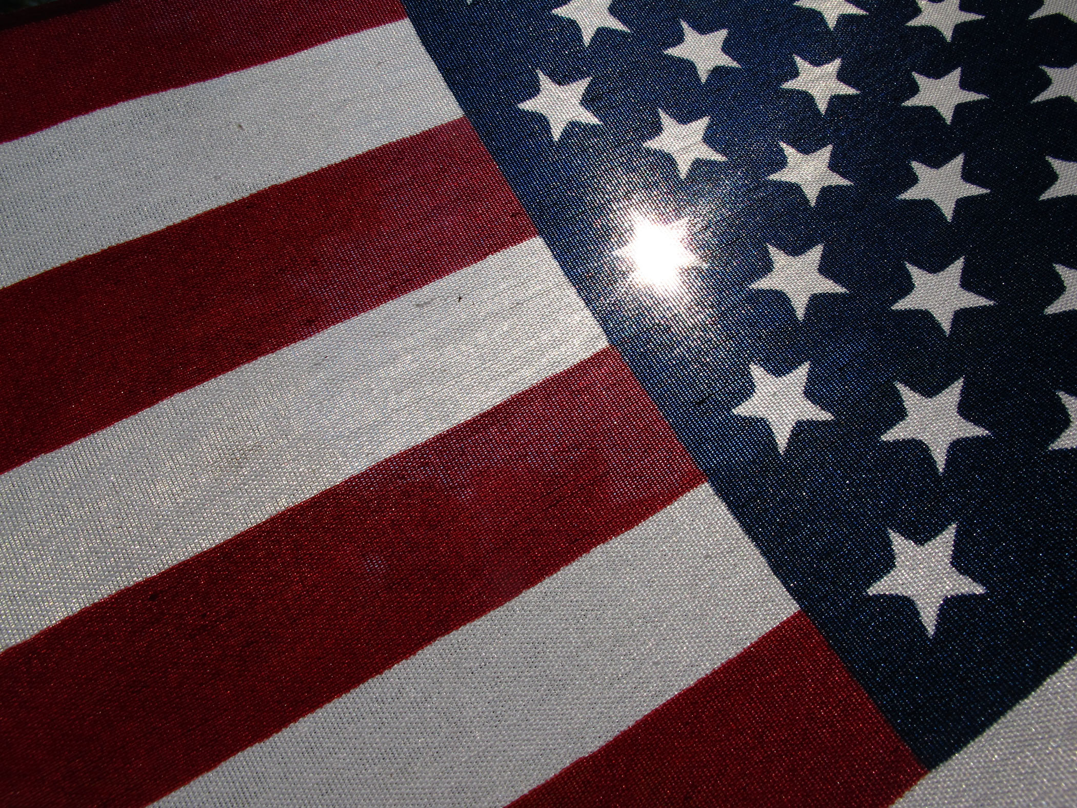 Sunlit Stars And Stripes (user submitted)