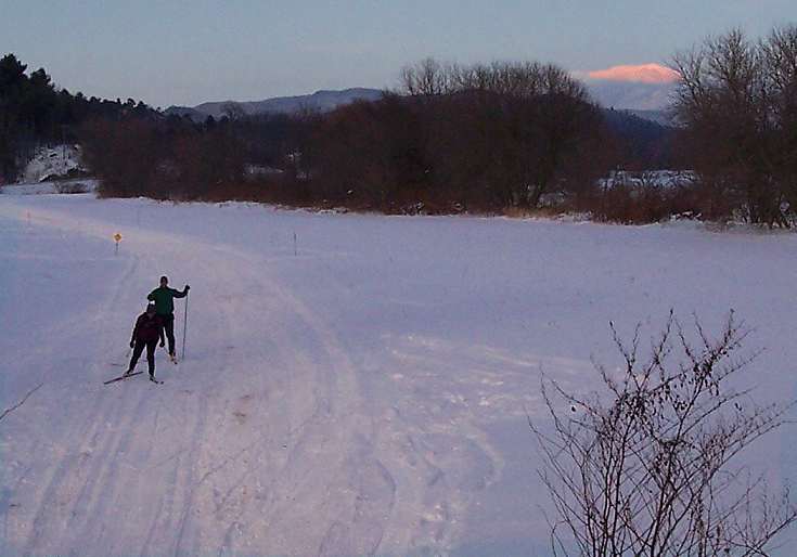 Alpenglow XC skiers (user submitted)
