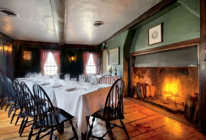 New England Restaurants with Fireplaces