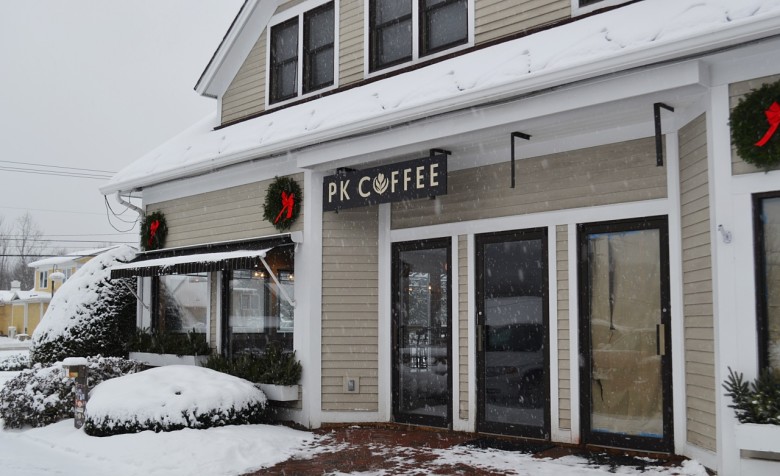 Our final stop? PK Coffee for a to-go latte. 